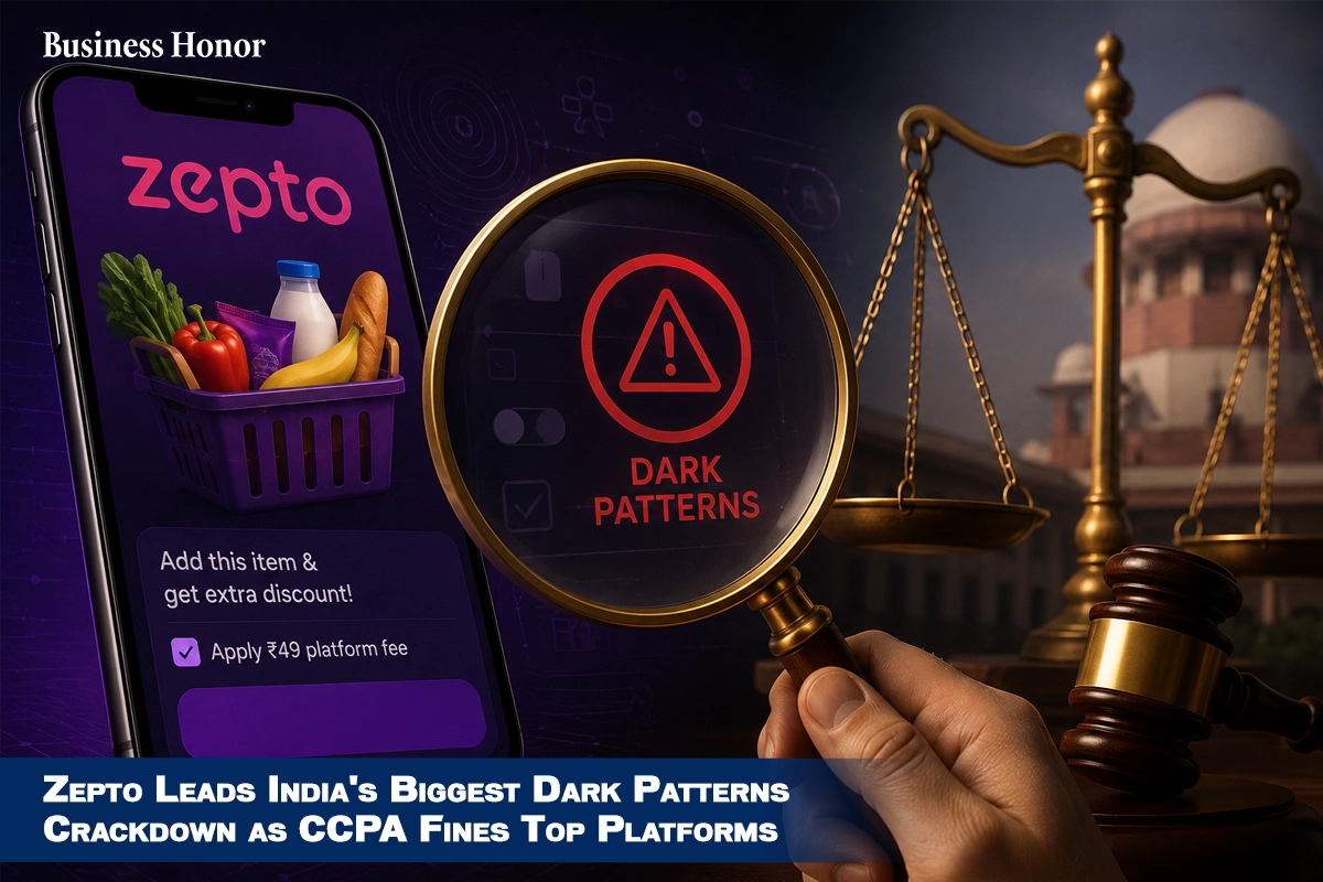  Zepto Leads India's Biggest Dark Patterns Crackdown as CCPA Fines Top Platforms 